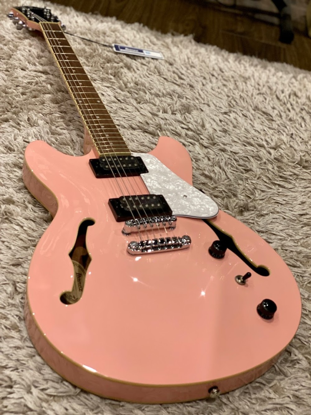 Ibanez AS63-CRP Semi-Hollow In Coral Pink